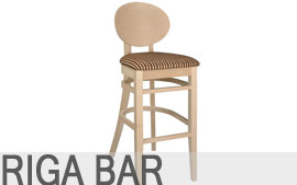Meble Meblomix stół krzesło Riga bar