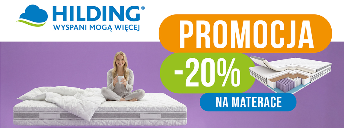 Hilding Materace -20%
